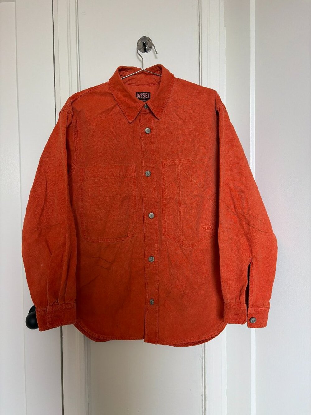 Diesel Orange Denim Jacket